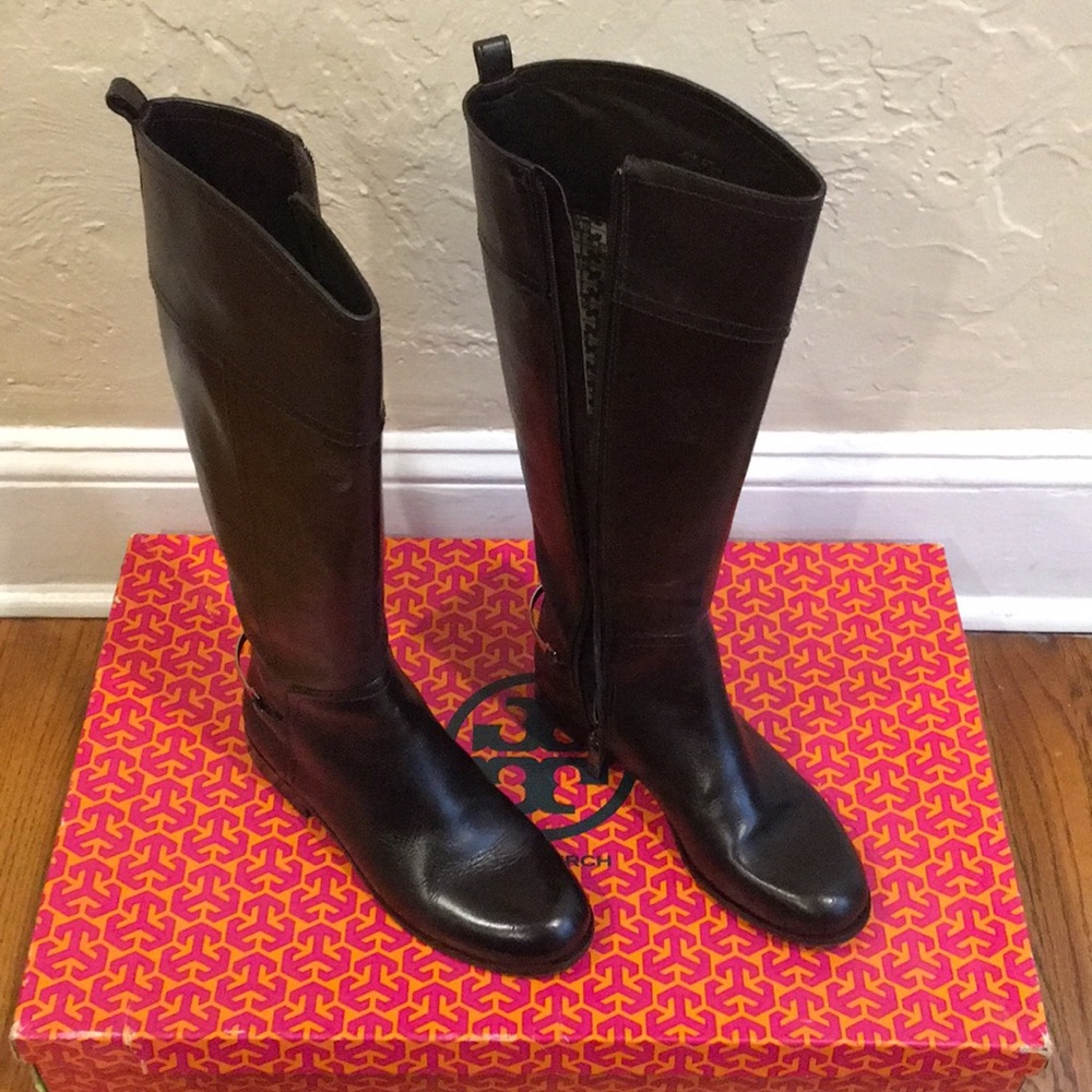 Vintage Leather Riding Boots